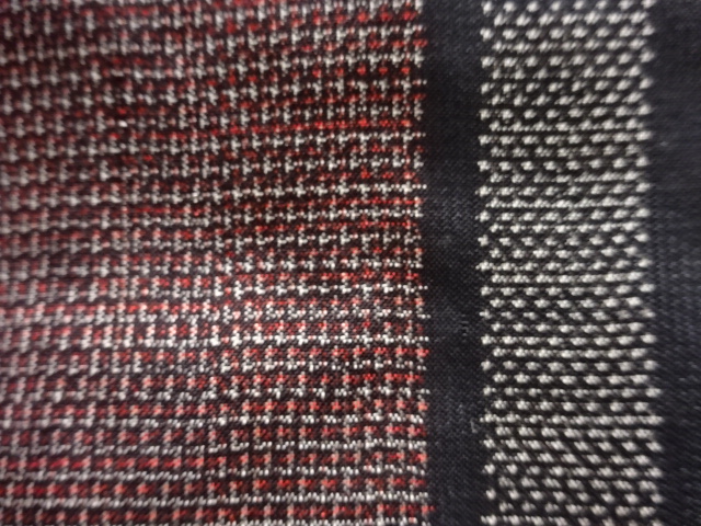 JAPANESE KIMONO / ANTIQUE KIMONO / DORO OSHIMA TSUMUGI / SILK / WOVEN SQUARE